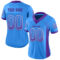 Drift0074-1 Custom Powder Blue Purple-White Drift Fashion Football Jersey