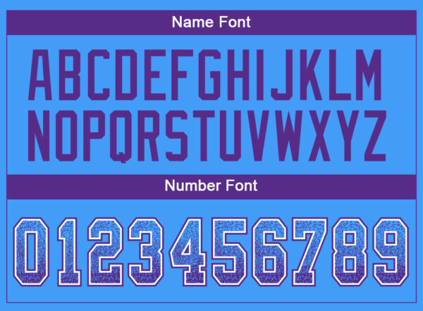 Drift0074-3 Custom Powder Blue Purple-White Drift Fashion Football Jersey