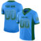 Drift0075 Custom Powder Blue Green-White Drift Fashion Football Jersey