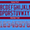 Custom Powder Blue Maroon-White Drift Fashion Football Jersey