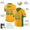 Drift0079-2 Custom Gold Kelly Green-White Drift Fashion Football Jersey