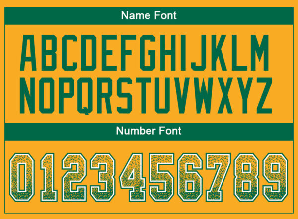 Drift0079-3 Custom Gold Kelly Green-White Drift Fashion Football Jersey