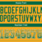 Drift0079-3 Custom Gold Kelly Green-White Drift Fashion Football Jersey