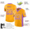 Drift0085-2 Custom Gold Medium Purple-White Drift Fashion Football Jersey