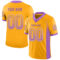 Drift0085 Custom Gold Medium Purple-White Drift Fashion Football Jersey
