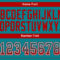 Drift0090-3 Custom Teal Red-White Drift Fashion Football Jersey