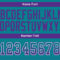 Drift0096-3 Custom Teal Purple-White Drift Fashion Football Jersey