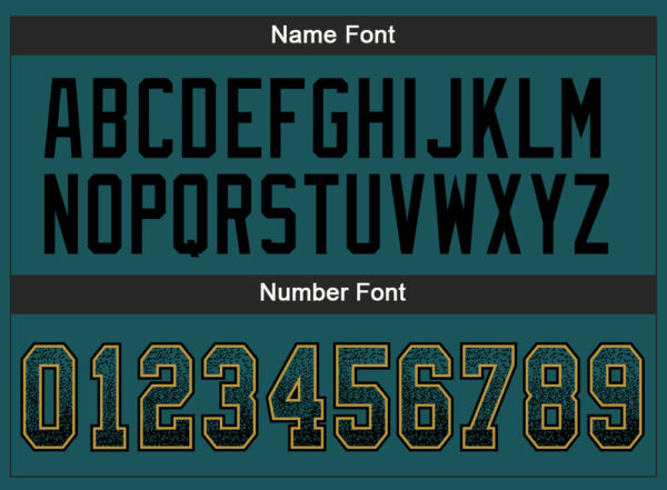 Drift0098-3 Custom Midnight Green Black-Old Gold Drift Fashion Football Jersey