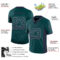 Drift0099-2 Custom Midnight Green Navy-Gray Drift Fashion Football Jersey