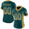 Drift0102-1 Custom Midnight Green Old Gold-White Drift Fashion Football Jersey