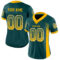 Drift0103-1 Custom Midnight Green Gold-White Drift Fashion Football Jersey