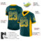 Drift0103-2 Custom Midnight Green Gold-White Drift Fashion Football Jersey
