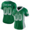 Drift0104-1 Custom Kelly Green Gray-White Drift Fashion Football Jersey