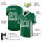 Drift0104-2 Custom Kelly Green Gray-White Drift Fashion Football Jersey