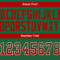 Drift0105-3 Custom Kelly Green Red-White Drift Fashion Football Jersey