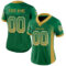 Drift0112-1 Custom Kelly Green Old Gold-White Drift Fashion Football Jersey
