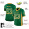 Drift0112-2 Custom Kelly Green Old Gold-White Drift Fashion Football Jersey