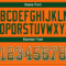 Custom Orange Green-White Drift Fashion Football Jersey