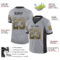 Drift0124-2 Custom Gray Black-Gold Drift Fashion Football Jersey