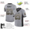 Drift0125-2 Custom Gray Black-Old Gold Drift Fashion Football Jersey