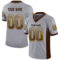 Drift0130 Custom Gray Brown-Gold Drift Fashion Football Jersey