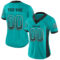 Drift0148-1 Custom Aqua Black-White Drift Fashion Football Jersey