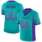 Drift0150 Custom Aqua Purple-White Drift Fashion Football Jersey