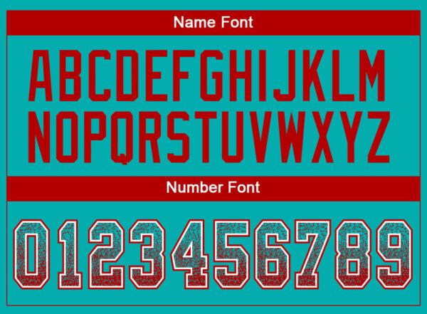 Custom Aqua Red-White Drift Fashion Football Jersey