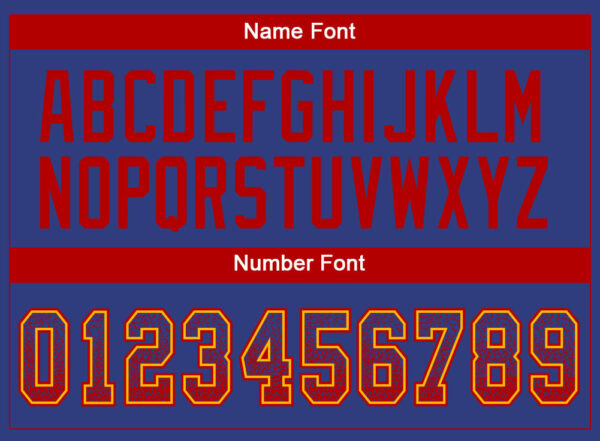 Custom Royal Red-Gold Drift Fashion Football Jersey