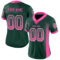 Drift0160-1 Custom Green Pink-White Drift Fashion Football Jersey