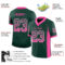 Drift0160-2 Custom Green Pink-White Drift Fashion Football Jersey