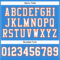 Custom Powder Blue White-Orange Mesh Authentic Football Jersey