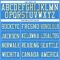 ElectricBlue0037-2 Custom Powder Blue White-Green Mesh Authentic Football Jersey