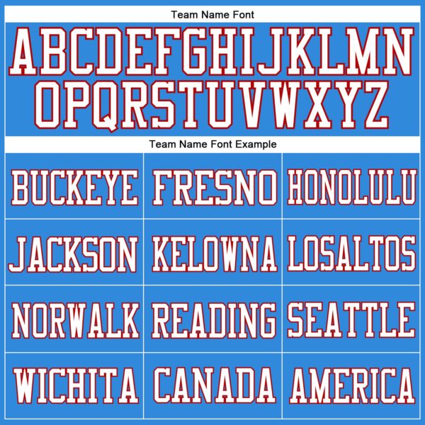 Custom Powder Blue White-Red Mesh Authentic Football Jersey