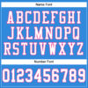 Custom Powder Blue White-Pink Mesh Authentic Football Jersey