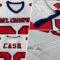 FQ23071116 Custom White Red-Navy Mesh Authentic Football Jersey