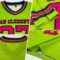 FQ23092520 Custom Neon Green Pink-Navy Authentic Football Jersey