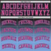 Custom Black Pink-Light Blue Authentic Fade Fashion Basketball Jersey