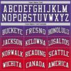 Custom Purple White-Red Authentic Fade Fashion Basketball Jersey