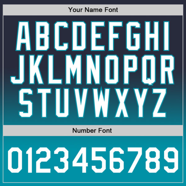 Custom Navy White-Teal Authentic Fade Fashion Basketball Jersey