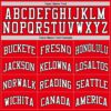 Custom Fire Red White-Black Authentic Basketball Jersey