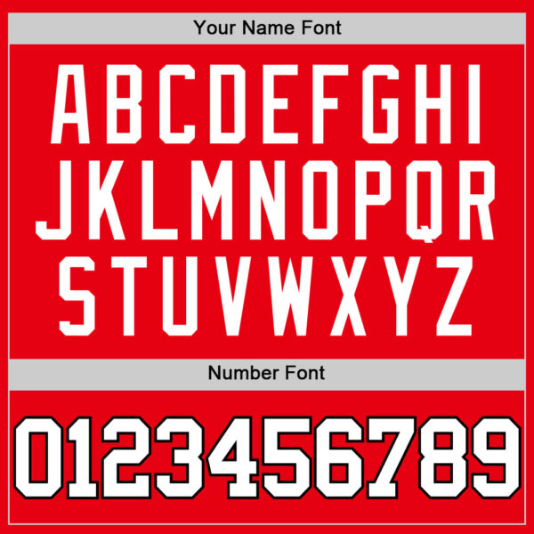 Custom Fire Red White-Black Authentic Basketball Jersey