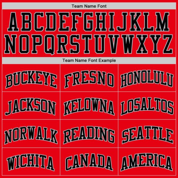 Custom Fire Red Black-Gray Authentic Basketball Jersey