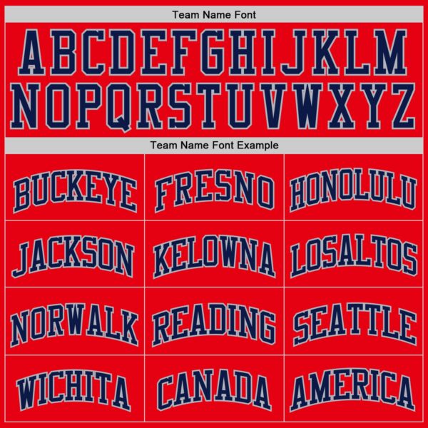 Custom Fire Red Navy-Gray Authentic Basketball Jersey