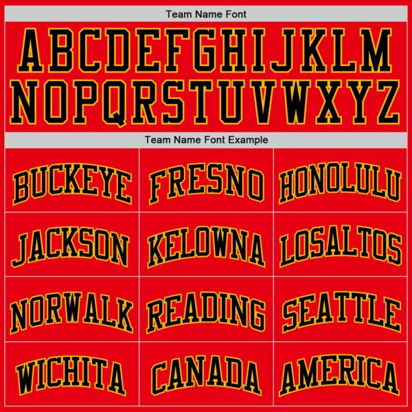 Custom Fire Red Black-Gold Authentic Basketball Jersey