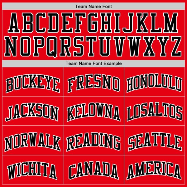 Custom Fire Red Black-White Authentic Basketball Jersey