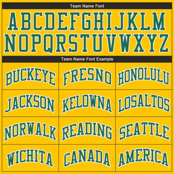 Custom Gold Kelly Green-White Authentic Throwback Basketball Jersey