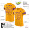 Gold0155-1 Custom Gold Gold-Purple Mesh Authentic Football Jersey