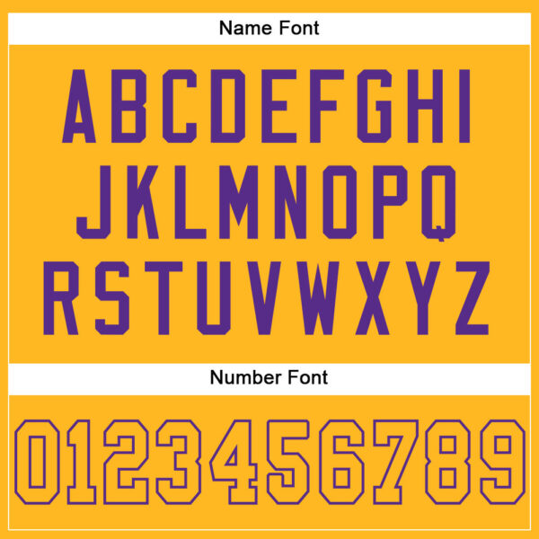 Gold0155-3 Custom Gold Gold-Purple Mesh Authentic Football Jersey