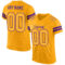 Gold0155 Custom Gold Gold-Purple Mesh Authentic Football Jersey